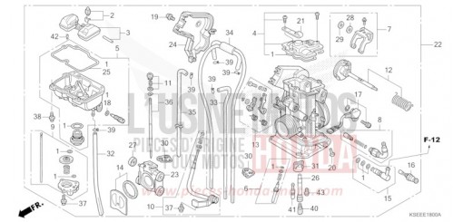 CARBURATEUR CRF150RBJ de 2018